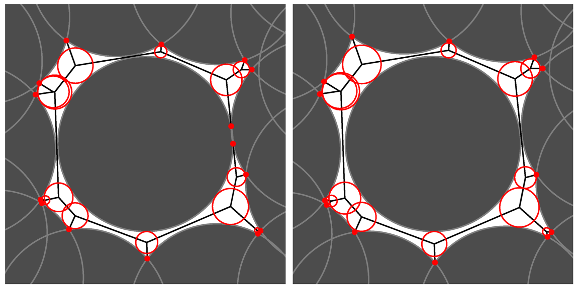 Spheres wedged and inscribed in CSPs constrain topology of solutions